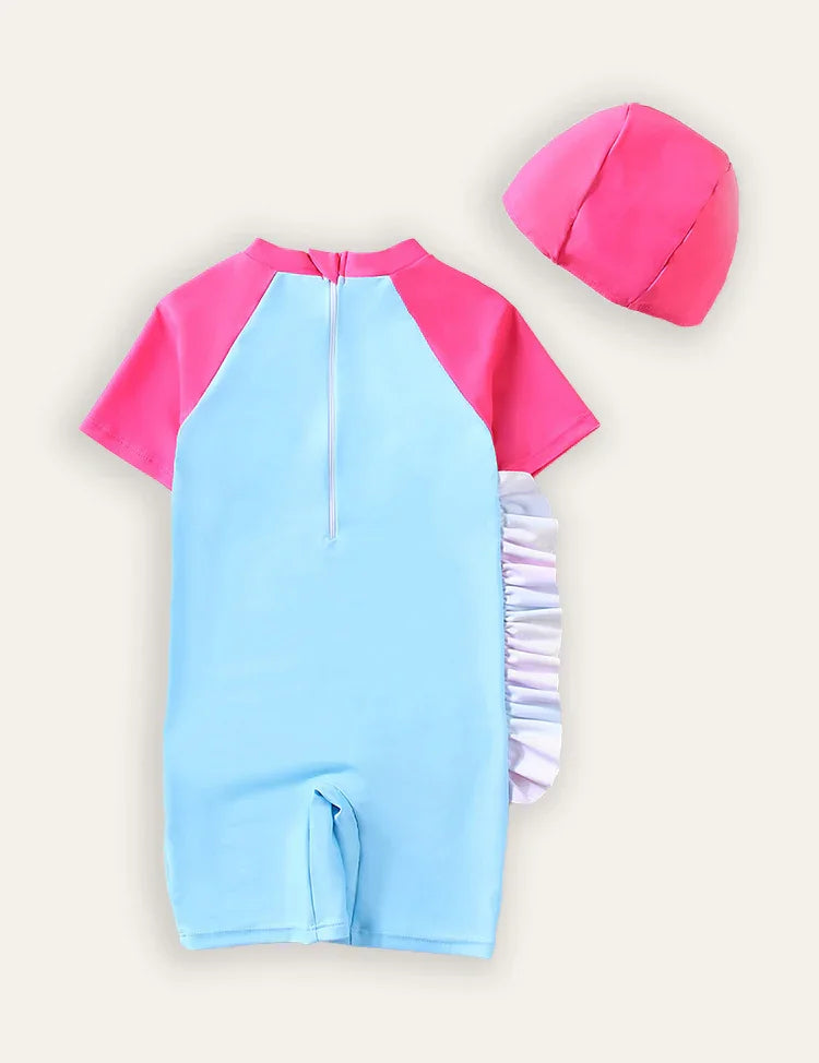 Unicorn Print Swimsuit