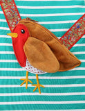 Chick Appliqué Bag Dress