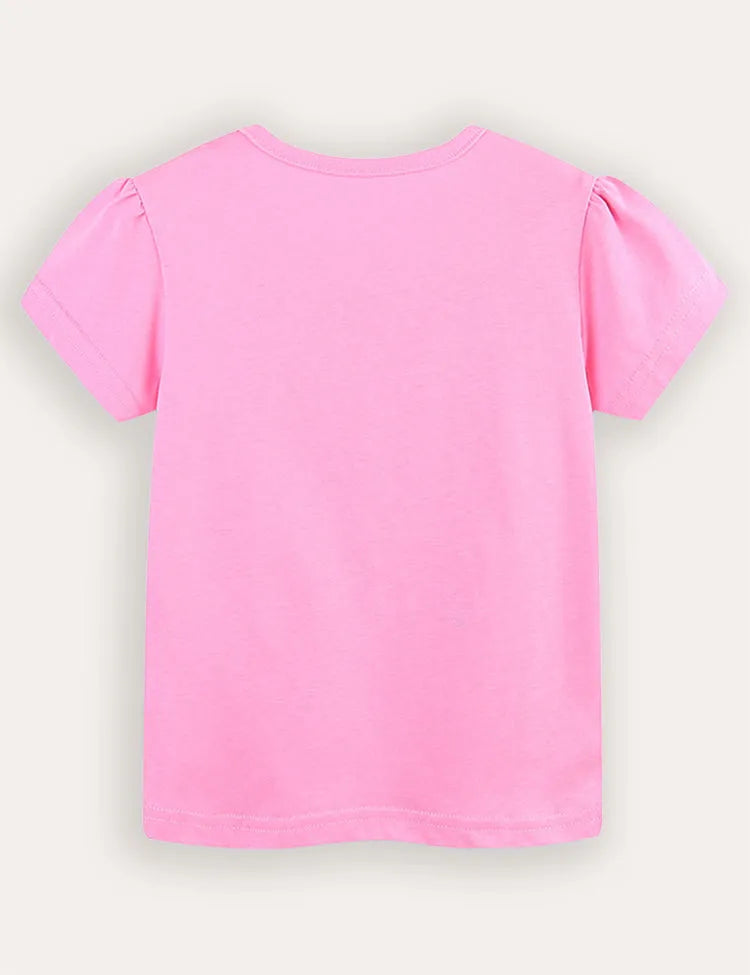 Dinosaur Print Short-sleeved T-shirt