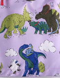 Cute Dinosaur Print Long-sleeved Dress