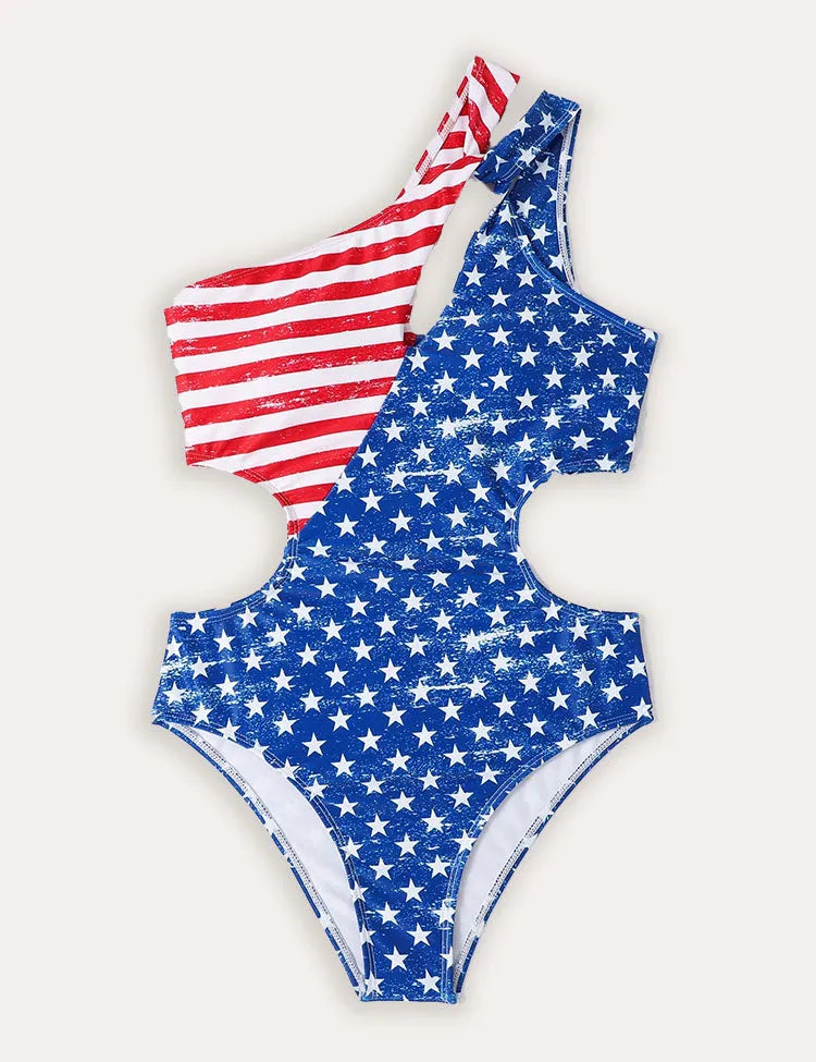 Family Matching Independence Day Stars and Stripes Swimsuit