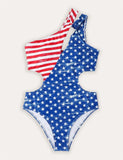 Family Matching Independence Day Stars and Stripes Swimsuit