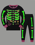 Halloween Luminous Skeleton Pajamas