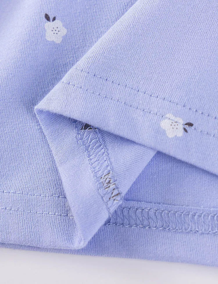 Little Pony Appliqué Long Sleeves Dress