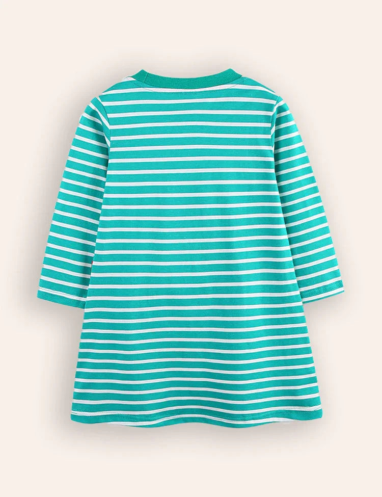 Chick Appliqué Bag Dress