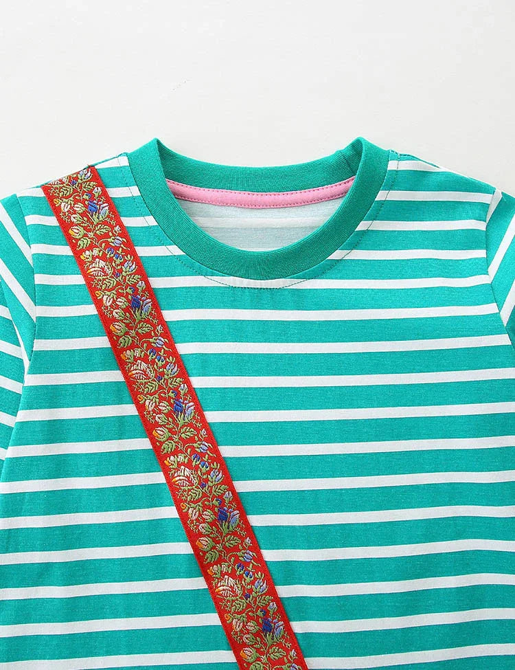 Chick Appliqué Bag Dress