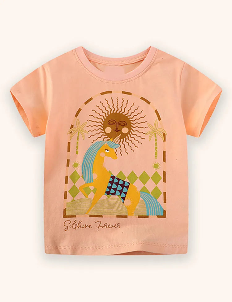 Sun Unicorn Printed Set