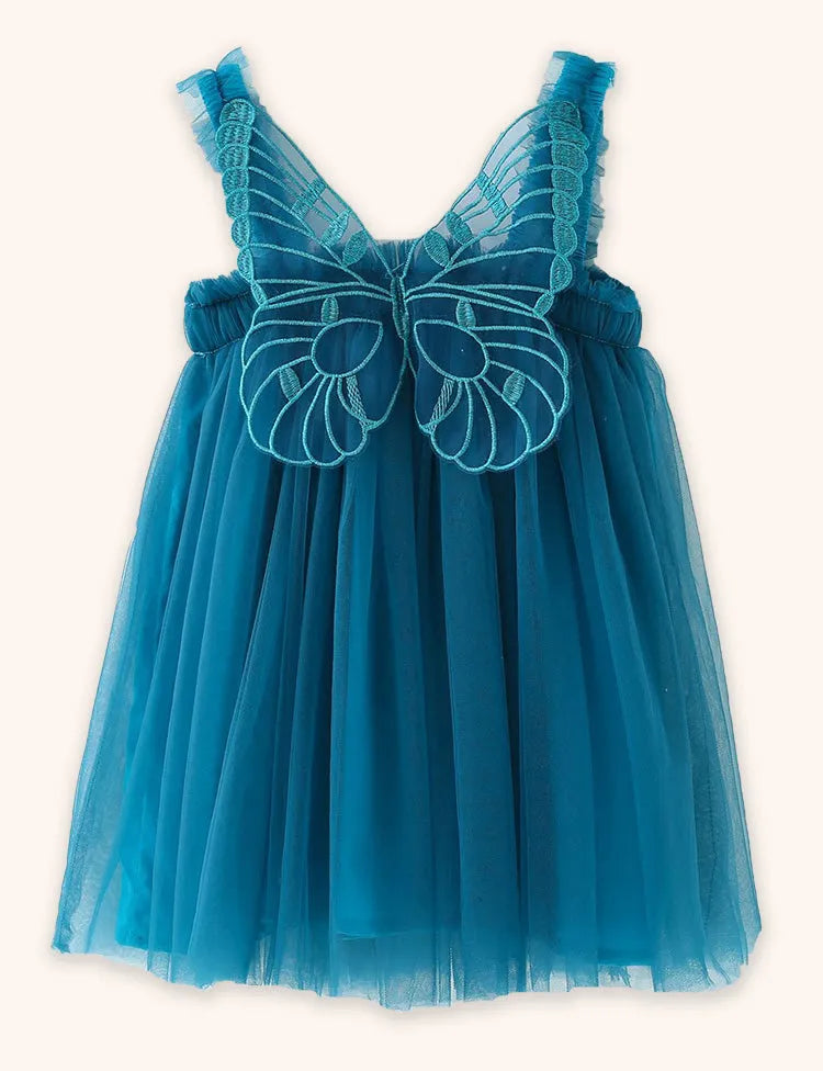 3D Butterfly Tulle Dress
