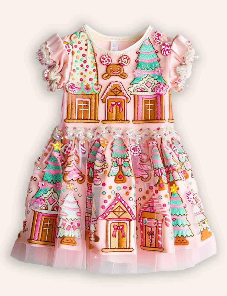 Gingerbread House Tulle Dress