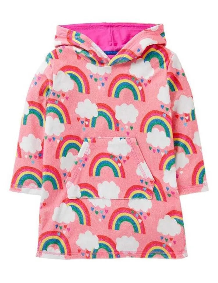 Appliqué Long-Sleeved Hoodie - Mini Taylor