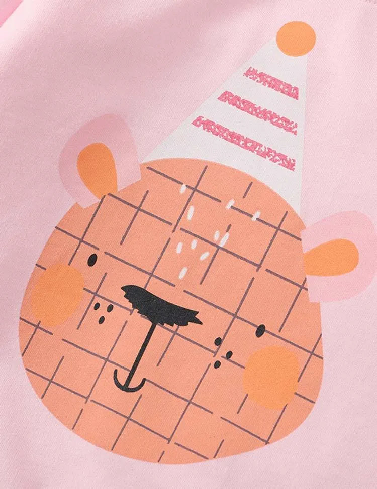 Birthday Bear Printed Sweatshirt - Mini Taylor