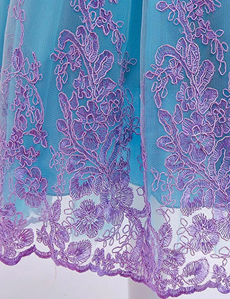 Bow Lace Stitching Party Dress - Mini Taylor