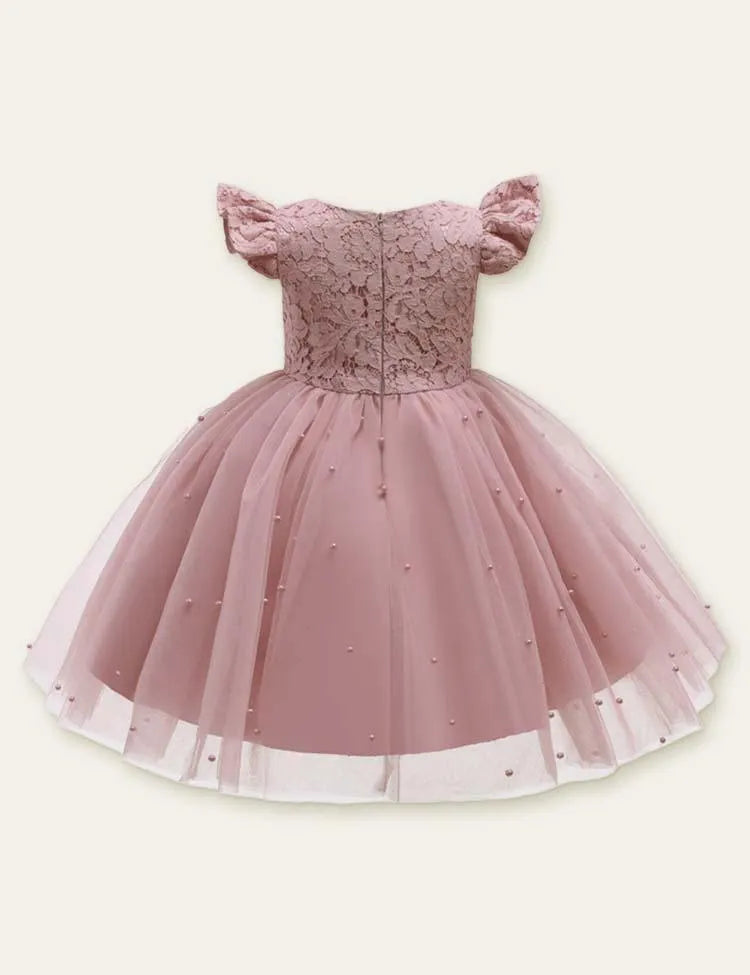 Bow Mesh Sleeveless Party Dress - Mini Taylor