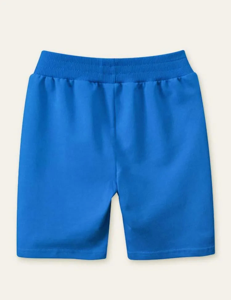 Bus Embroidered Shorts - Mini Taylor