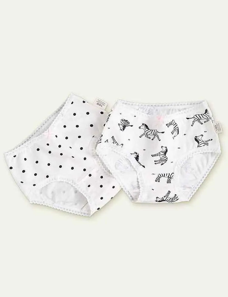 Cartoon Printed Lycra Cotton Underwear - Mini Taylor