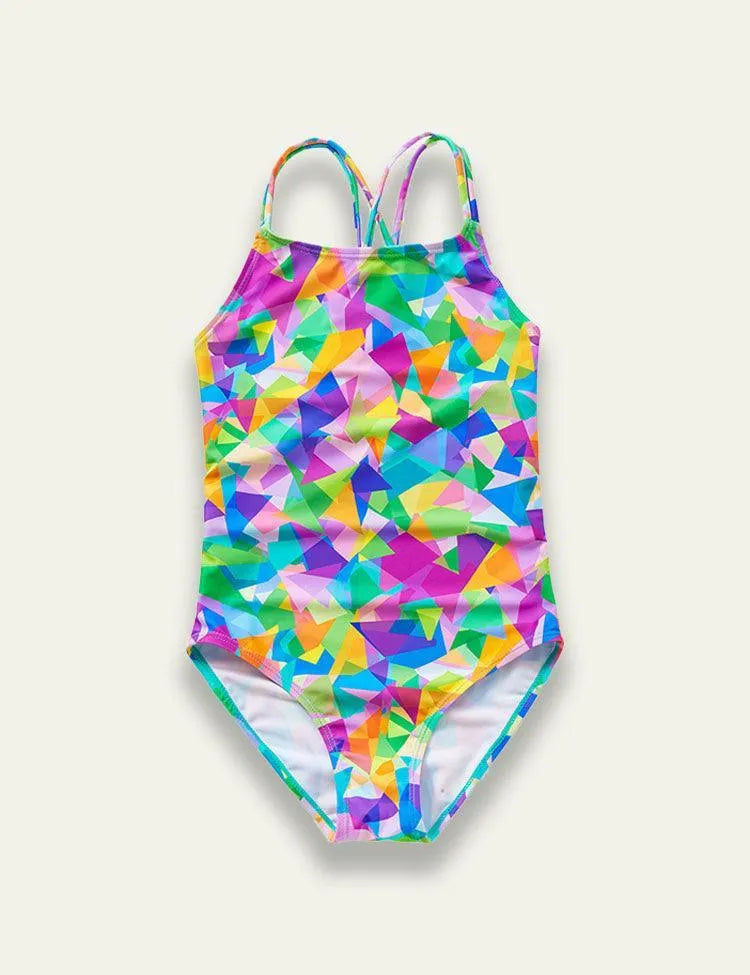 Color Printed One-piece Swimsuit - Mini Taylor