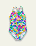 Color Printed One-piece Swimsuit - Mini Taylor