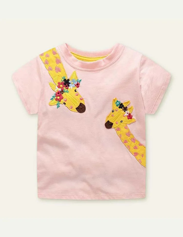 Cotton Appliqué T-shirt - Mini Taylor