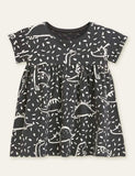 Dinosaur Printed Dress