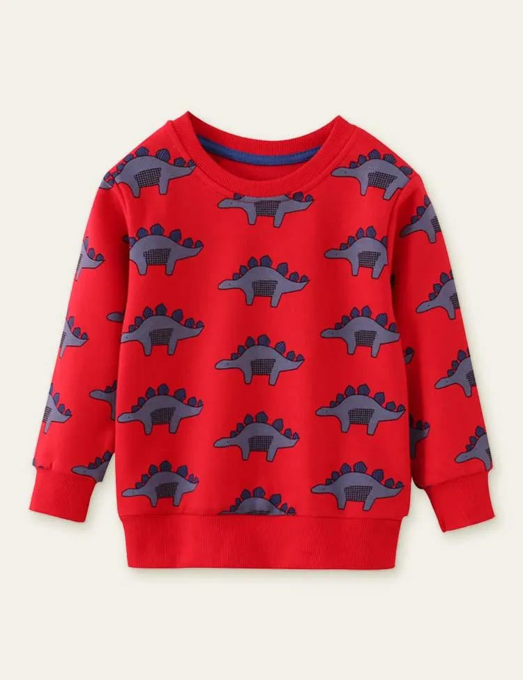 Dinosaur Printed Sweatshirt - Mini Taylor
