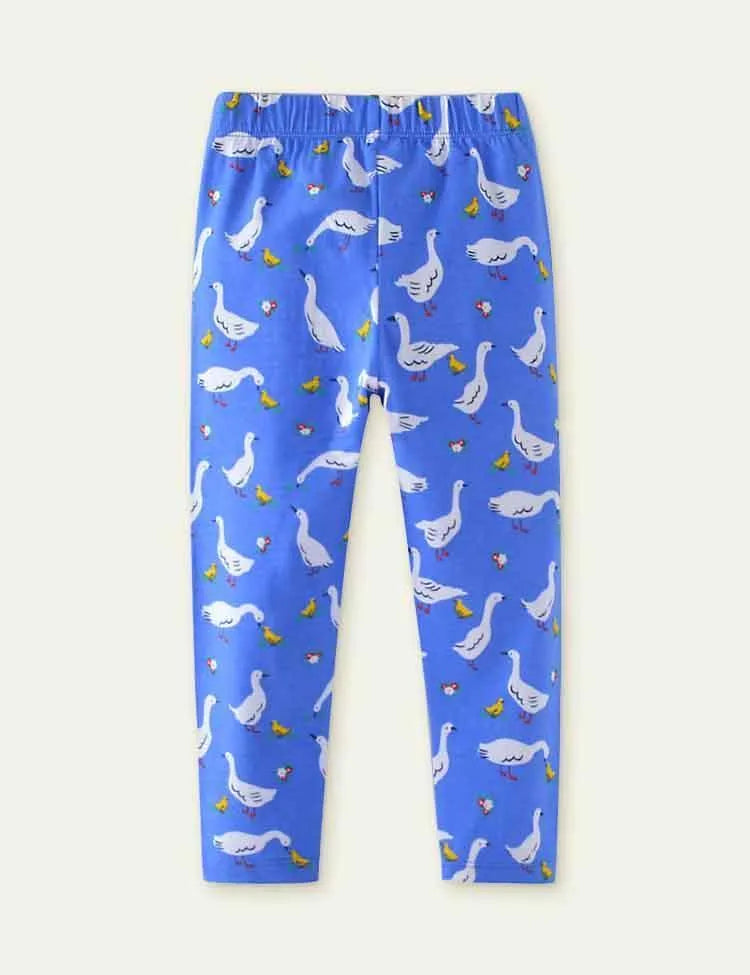 Duck Printed Leggings - Mini Taylor
