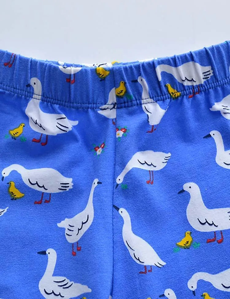 Duck Printed Leggings - Mini Taylor