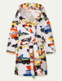Flannel Cartoon Printed Nightgown - Mini Taylor