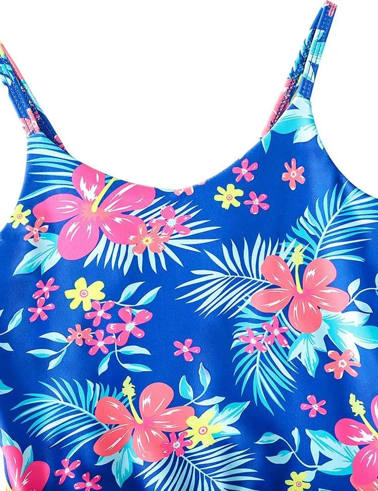 Floral Printed One-Piece Swimsuit - Mini Taylor