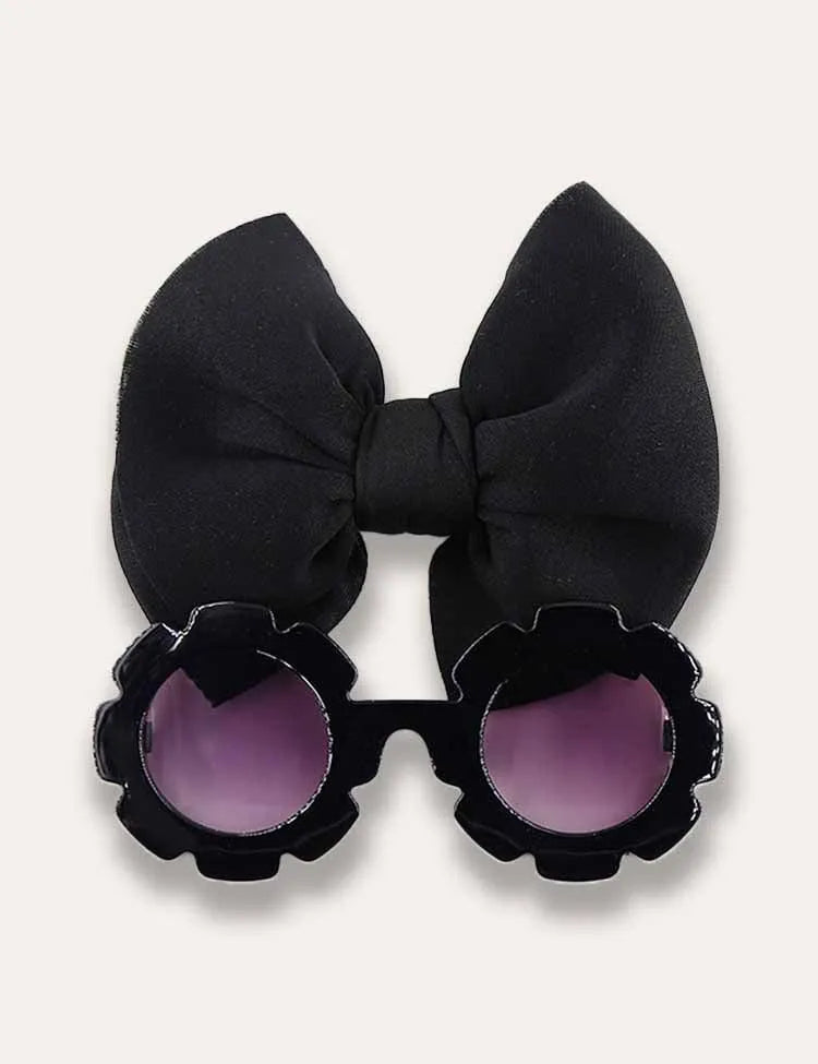 Flower Sunglasses+Solid Headband - Mini Taylor