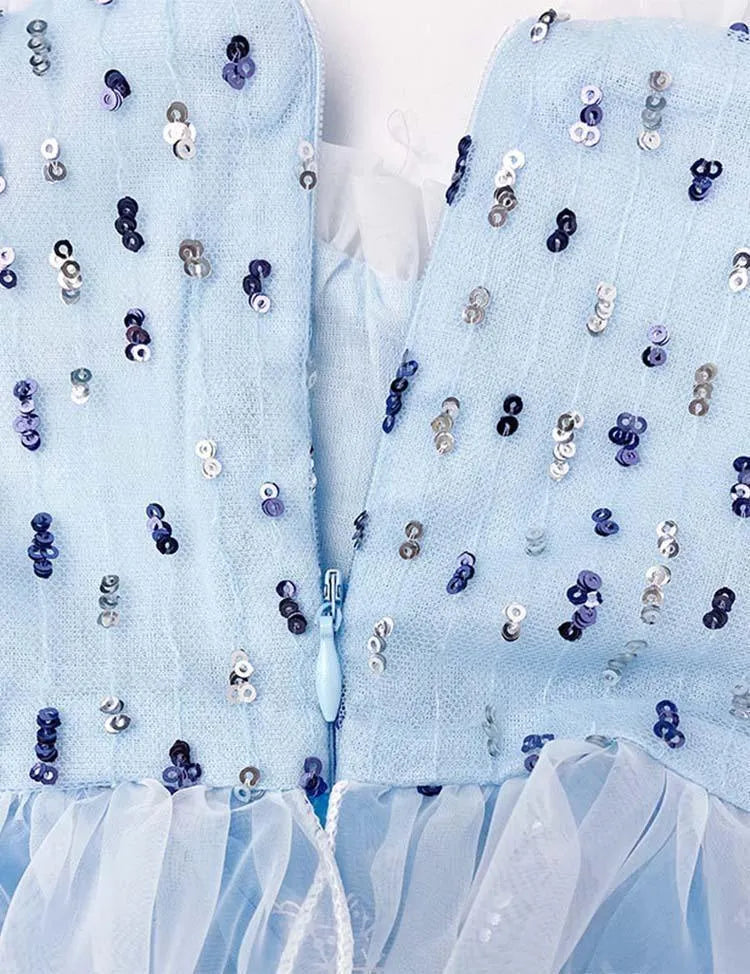Frozen Mesh Party Dress - Mini Taylor