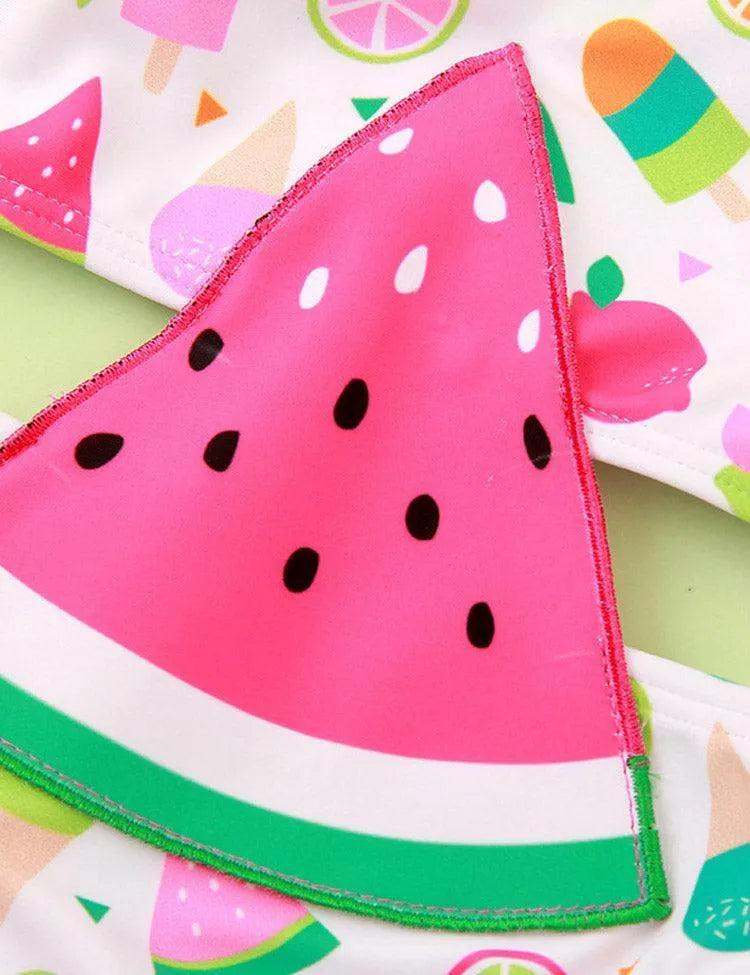 Fruit Appliqué One Piece Swimsuit - Mini Taylor