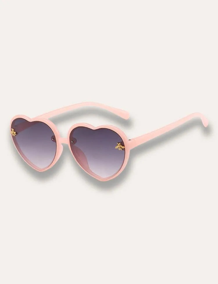 Heart Frame Little Bee Sunglasses - Mini Taylor