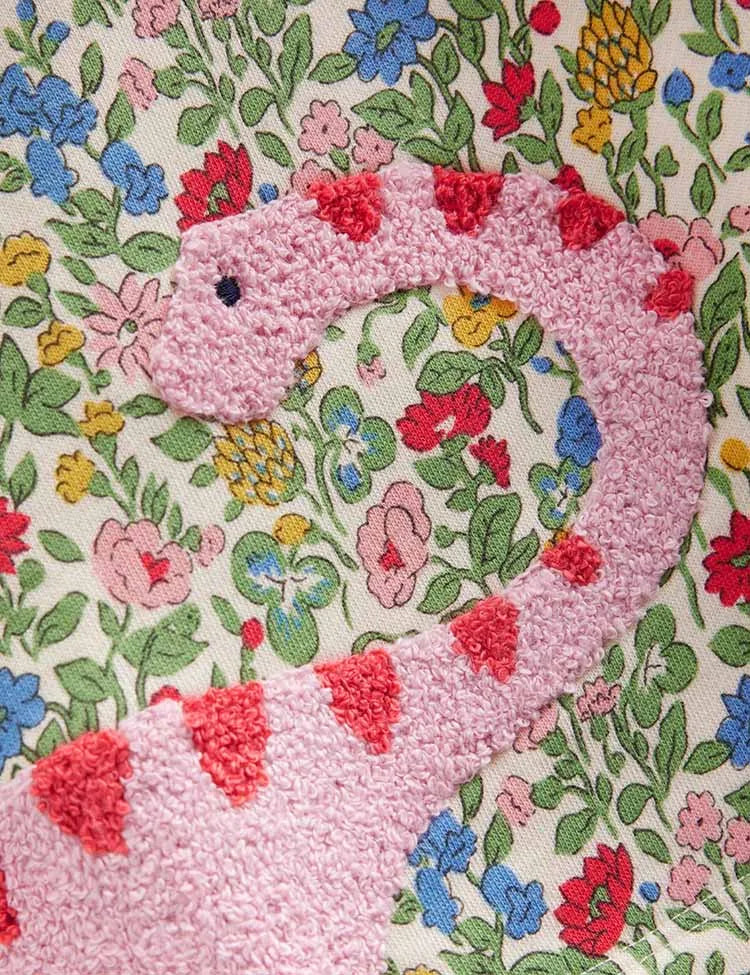 Ida Sweatshirt Appliqué Dress