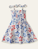 Independence Day Star Printed Dress