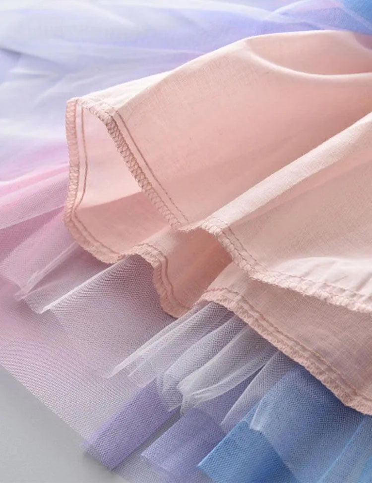 Love Mesh Rainbow Dress - Mini Taylor