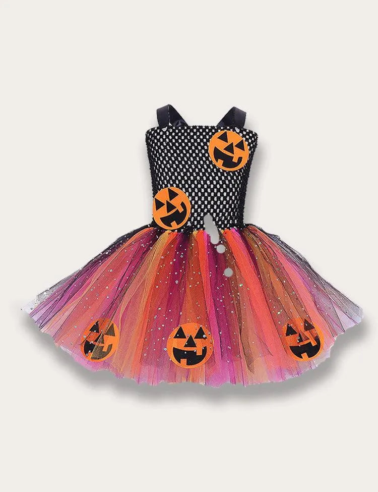 Pumpkin Fluffy Gauze Skirt - Mini Berni