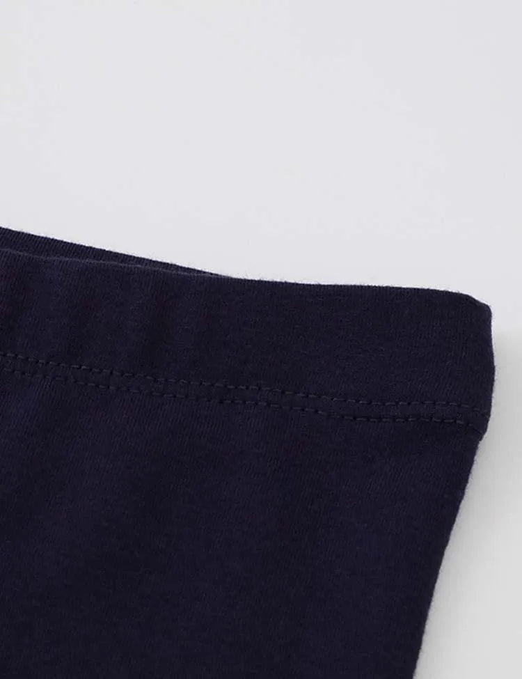 Rainbow Embroidered Rabbit Appliqué Leggings - Mini Taylor