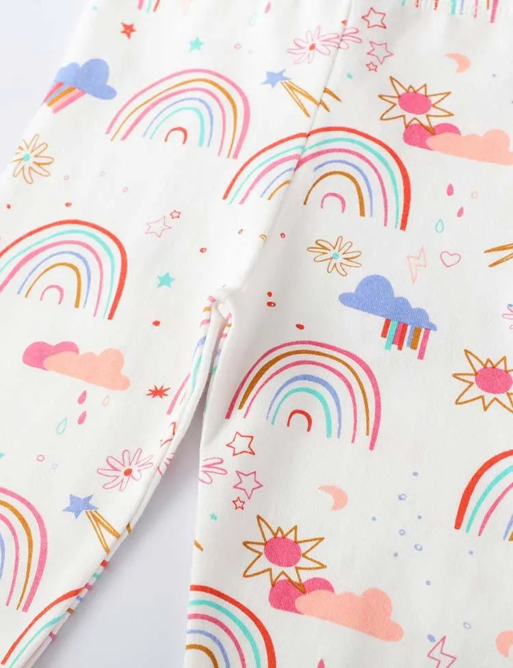 Rainbow Printed Leggings - Mini Taylor
