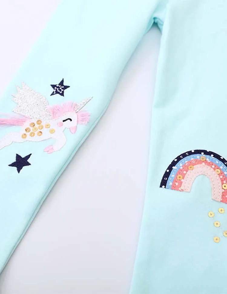 Rainbow Unicorn Leggings - Mini Taylor