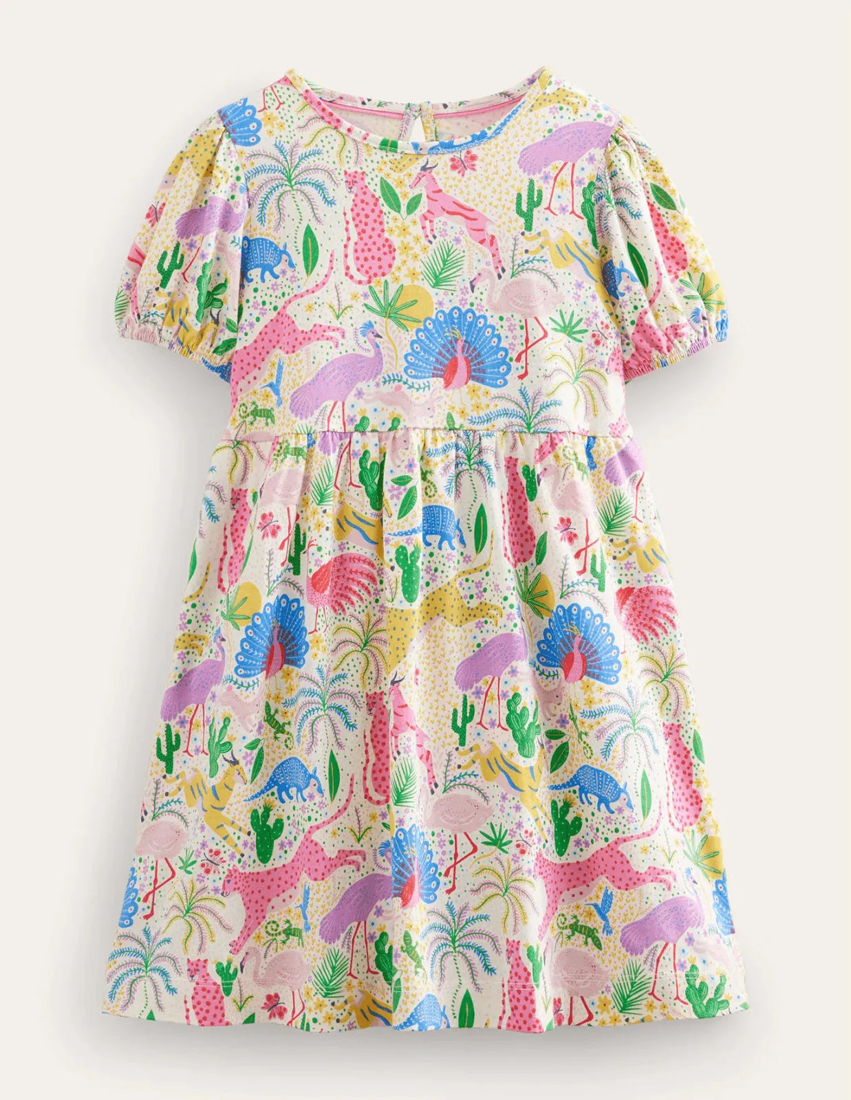 Short-sleeved Fun Jersey Dress - Mini Taylor