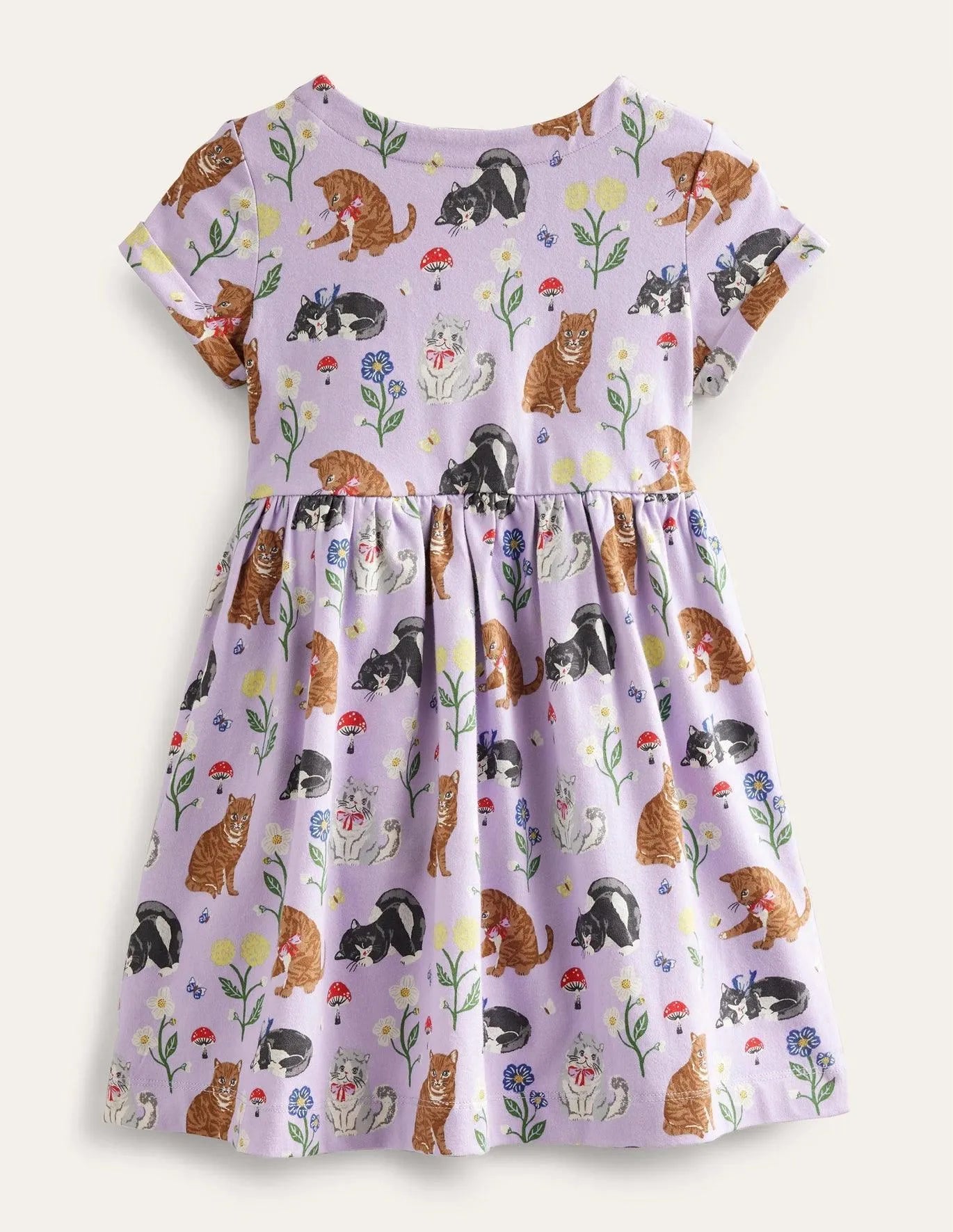 Short-sleeved Fun Jersey Dress - Mini Taylor