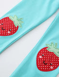 Strawberry Appliqué Leggings - Mini Taylor