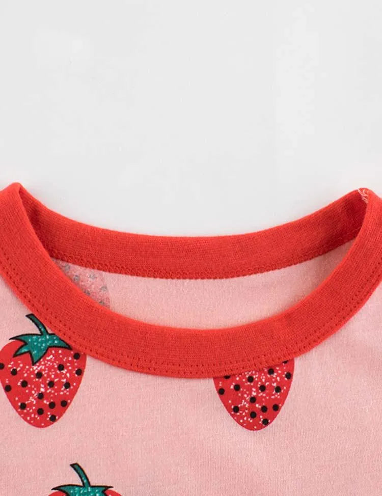 Strawberry Full Printed T-shirt - Mini Taylor