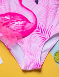 Three-Dimensional Flamingo Swimsuit - Mini Taylor