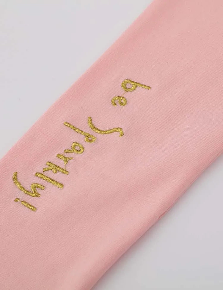 Unicorn Appliqué Embroidered Leggings - Mini Taylor