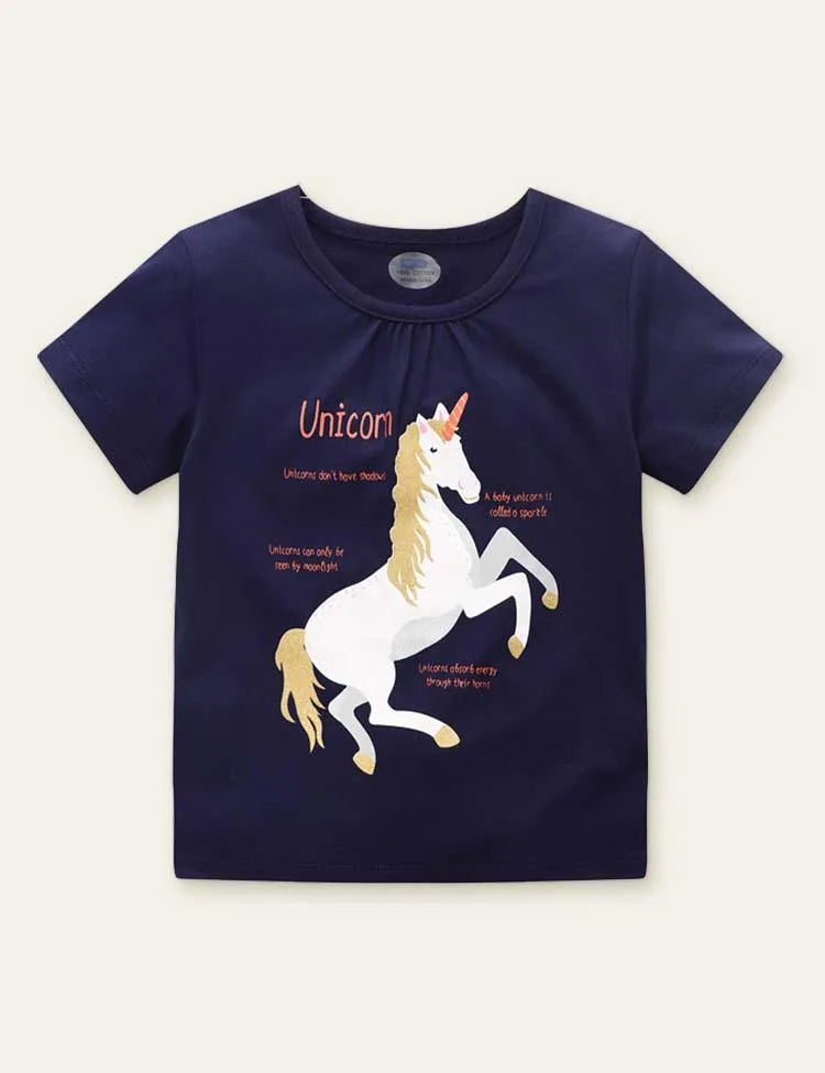 Unicorn Printed T-shirt - Mini Taylor