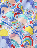 Cartoon Weather Print Dress - Mini Taylor