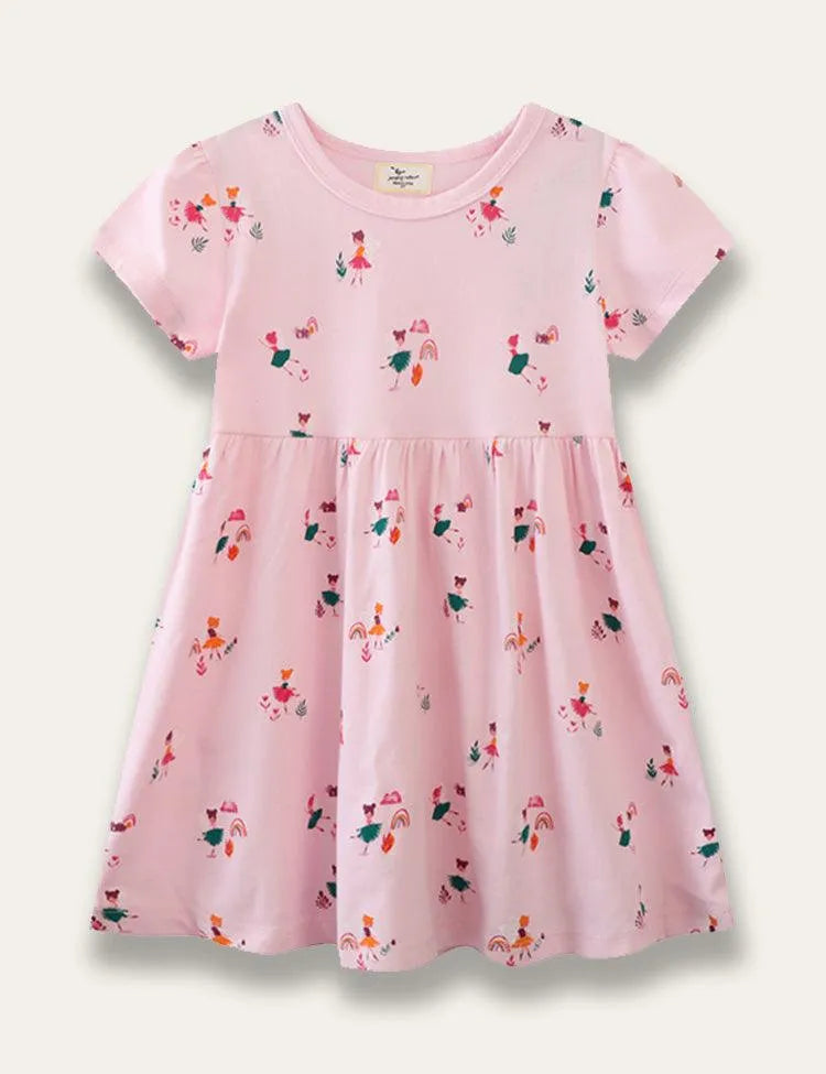 Ballet Girl Printed Dress - Mini Taylor