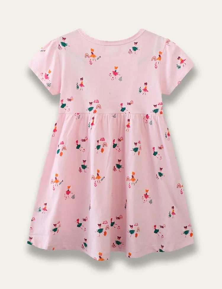 Ballet Girl Printed Dress - Mini Taylor