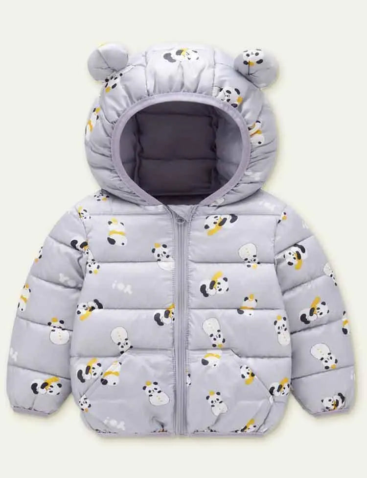 Animal Print down Cotton Jacket - Mini Taylor